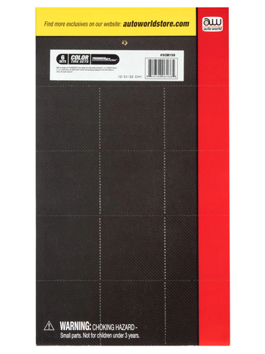 NEUMÁTICOS DE REPUESTO DE SILICONA DE COLOR AUTO World Parts Thunderjet (24 neumáticos) Ho SCA - Imagen 2 de 2