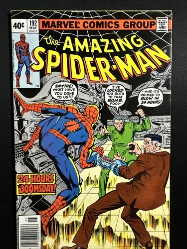 Amazing Spider-Man #192 1979 MARK JEWELERS Insert Marvel 1st Print Fine