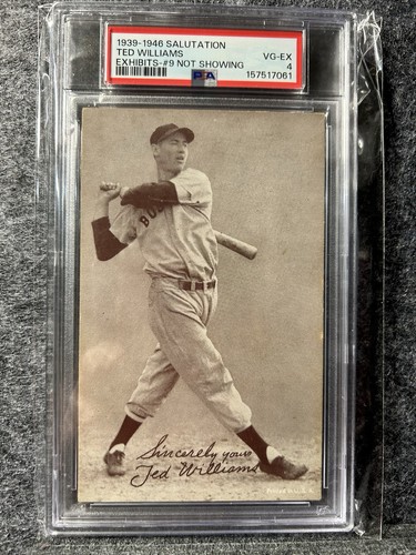 1939-46 Exhibits Salutations - Ted Williams Sincerely Yours (RC)