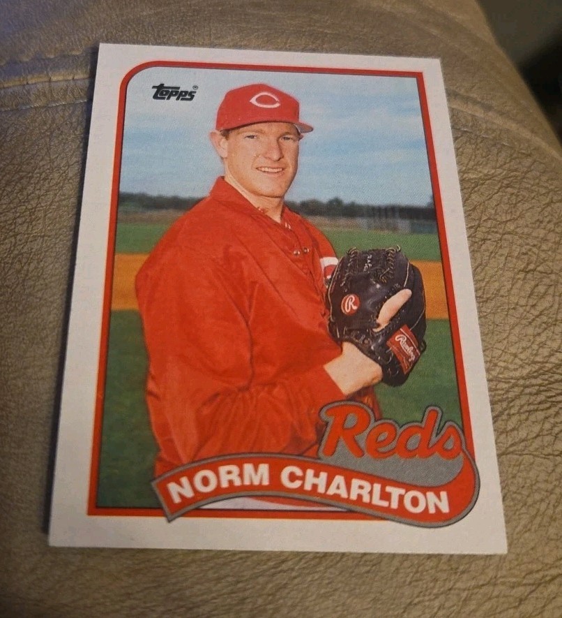 1989 Topps - Norm Charlton #737 (RC) - Cincinnati Reds