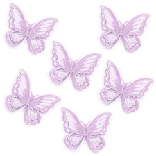 Butterfly Hair Clips Penta Angel Lace Embroidery Flower Butterfly Hair Bow Pins