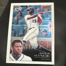 2019 Panini Donruss Optic Action All-Stars Ronald Acuña Jr AA-12 Atlanta Braves