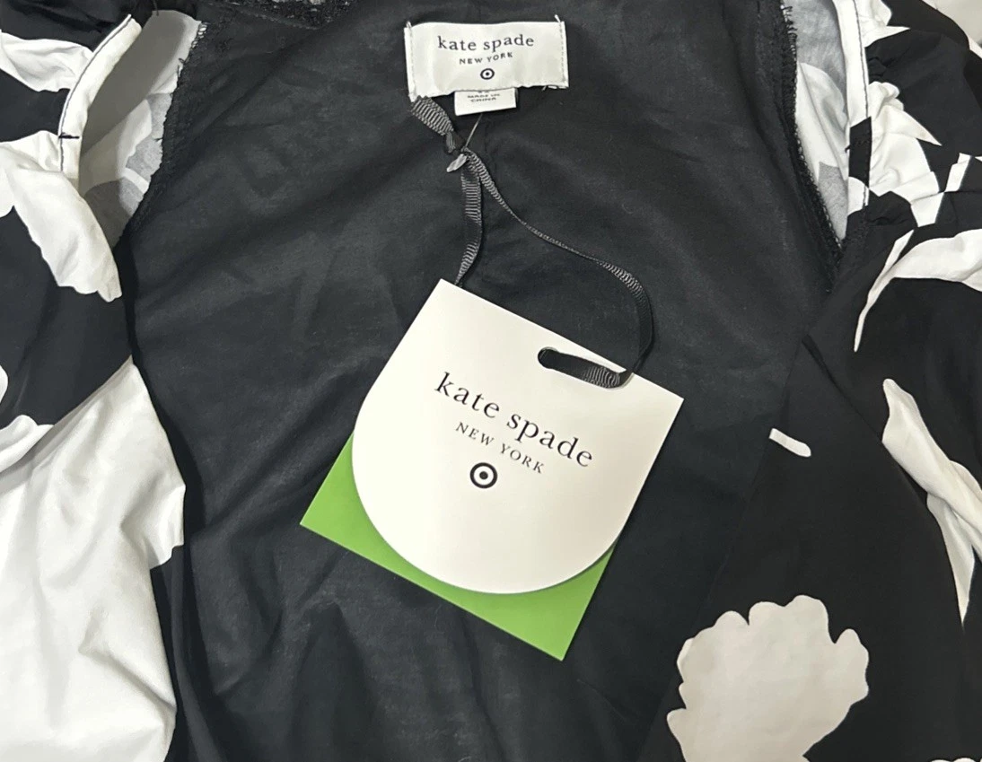 Kate Spade Target Floreale Rosa Mini Abito Preppy Estate Spiaggia Vacay Coquette 2X