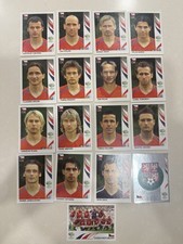 Panini World Cup 2006 - Czech Republic Full Set Of 19 Stickers