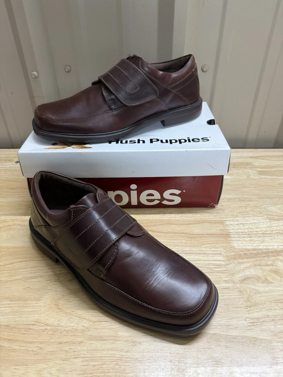 Hush Puppies Legend Loafers Mens 12 EW Brown Leather Slip On Comfort NIB Hush Puppies Loafer Brown Casual Shoes for Men for sale | eBay main image 3