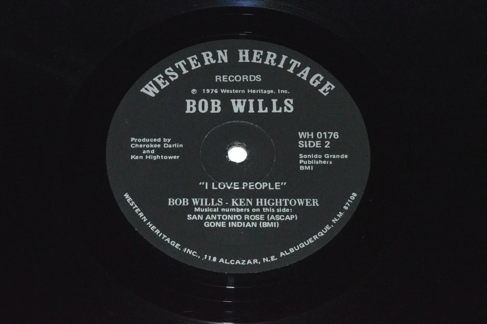 BOB WILLS I Love People LP 1976 Country Star Spoken Word Interview Vinyl WH0176 - Image 4 of 4