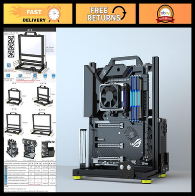 PC Creative Assembly Frame Test Bench，Open Air Frame Case, DIY Computer Motherbo
