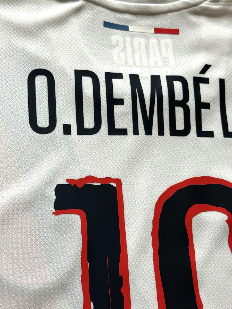 2024/25 PSG Away Jersey #10 O. Dembele Large Nike Paris Saint