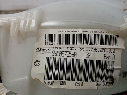 9650872580 MOTEUR DE CHAUFFAGE / 2095062 POUR CITROËN C4 PICASSO * - Photo 3/10