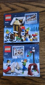 LEGO Christmas Toy Workshop & Winter Skating Scene Limited Editions 40106 40107