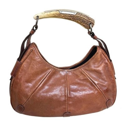Yves Saint Laurent One Shoulder Bag Mombasa Brown Horn Handle | eBay