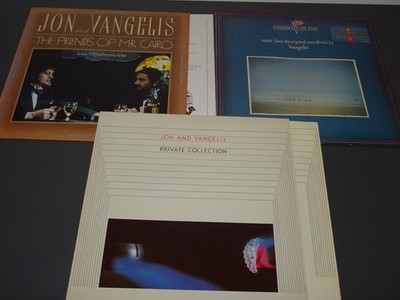 VANGELIS - CHARIOTS OF FIRE, PRIVATE & FRIENDS CAIRO, 3 X VINYL-LP (EX) SAMMLUNG
