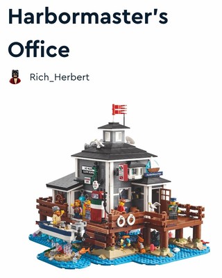 LEGO Harbormaster's Office - 910040 - Bricklink Designer Program (BDP) - New