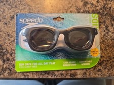 Speedo Sunglass Style Swim Goggles Black UV Protection 3-6 y Kids Sunny Vibes