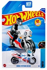 Hot Wheels Honda VFR750R RC30 Motorcycle White/Red/Blue 2025