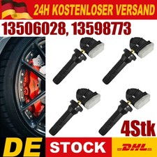 4-Stk REIFENDRUCKSENSOR RDKS-FÜR OPEL ASTRA J K CORSA E D 13506028 13598773 DHL