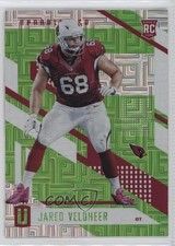 2017 Panini Unparalleled Lime Green Jared Veldheer #183 8bx