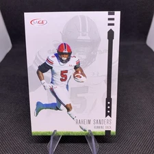 2025 Sage Low Series Football Raheim Sanders #6 Black South Carolina Gamecocks