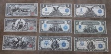 Reprint on paper with W/M United States Silver Notes 1896-1899 y. NEW*NEW*NEW*