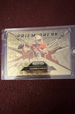 2025 Panini Prizm DP - Prizm Break Quinn Ewers #22 Gold Vinyl  1/1 RC