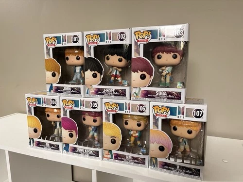 BTS DNA Funko Pop Lot 7 Members Pop Rocks! #101-107