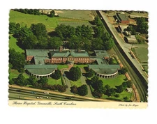 Shrine Hospital, Greenville SC vintage postcard unposted