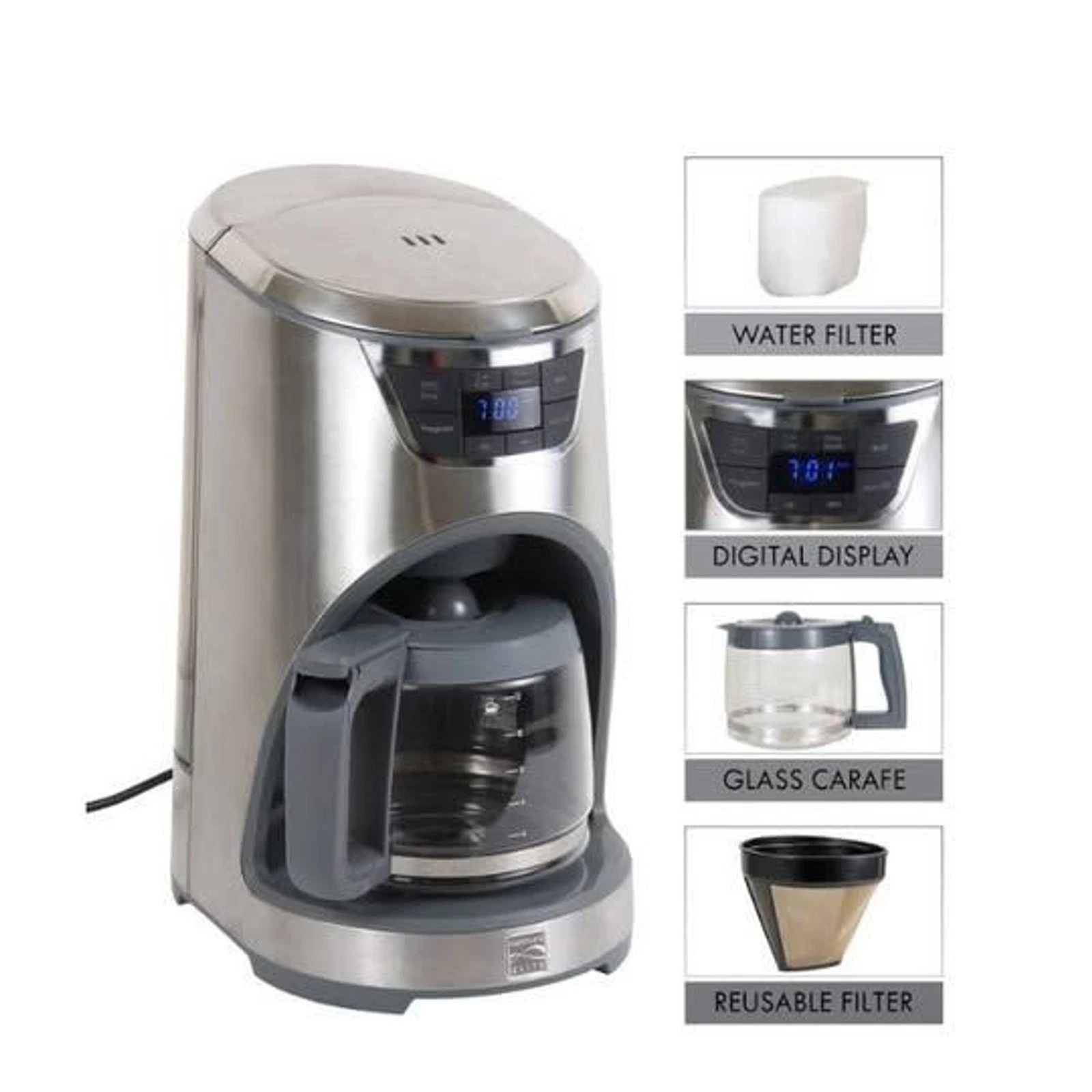 Kenmore Elite programmable coffee maker 12 Cup Capacity