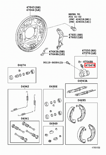 Genuine Yaris NCP11 NCP10 KSP90 KSP130 Rear Drum Brake Cylinder Bleeder Nipple - Picture 15 of 20