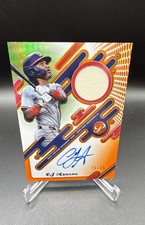 2025 Topps Pristine - Pristine Pieces Autograph Relics C.J. Abrams #PPAR-CA /25