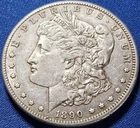 1890 CC Morgan Silver Dollar, Nice Coin.