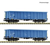 Fleischmann N 6660095 - 2-Tlg. Set: Offene GüTerwagen (1:160 Spur N) Neuware