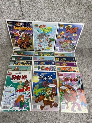 Lot of 18 Cartoon Network Scooby Doo Comic Books No. 1-16, 18 & 21