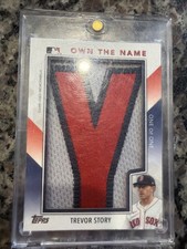 2023 Topps Update Series Own the Name Relics Trevor Story #OTN-TS /1 (MEM)