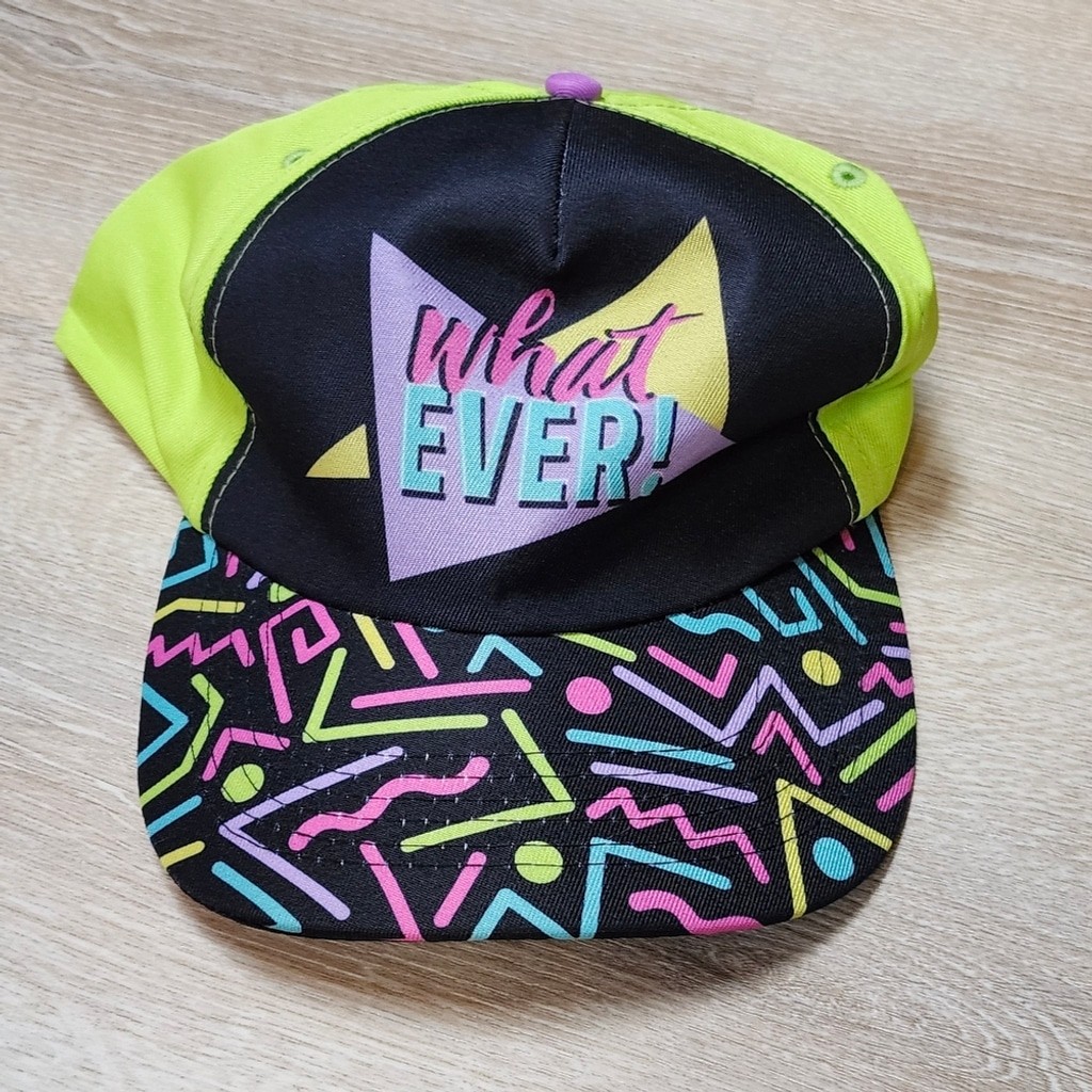 Retro Flashback Multicolor Baseball Hat Cap "What… - image 1