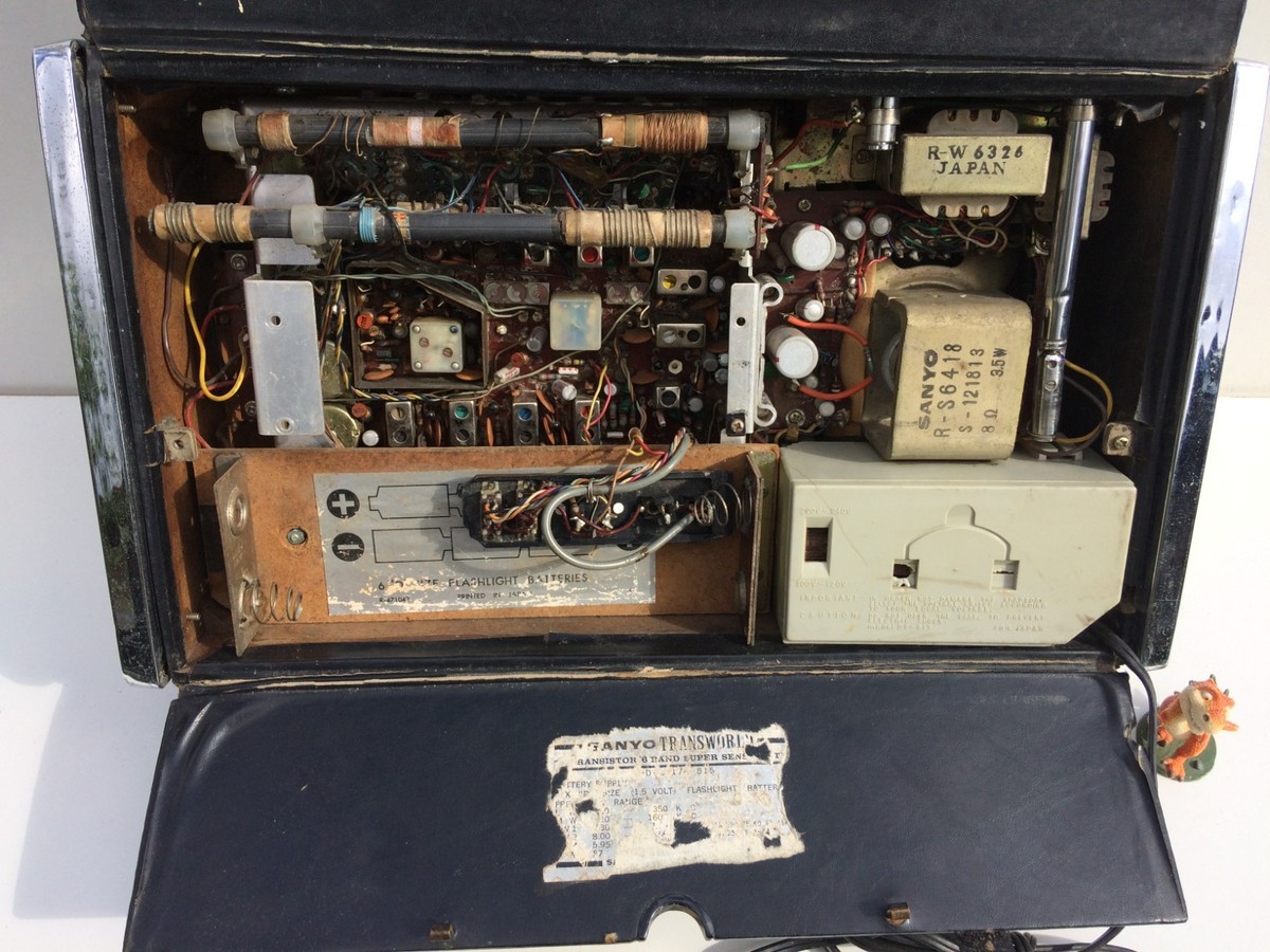 1966 Sanyo Transworld 17H-815 Radio 📻 Broadcast Receiver | eBay