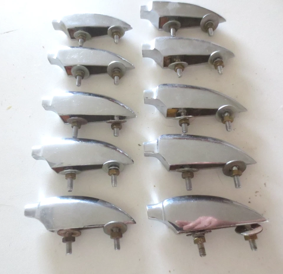 10 SONOR Vintage Tear Drop Lugs DRUM PARTS VERY GOOD! - Image 2 of 4