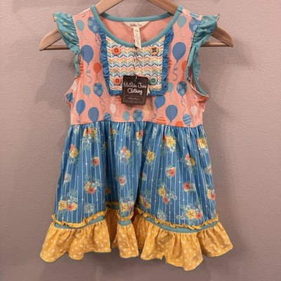 Matilda Jane Dream chasers Balloon Play Tunic Girls Size 12 NWT