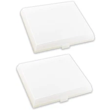 2-Pack 8x7 Bathroom Vent Fan Light Cover, Compatible with Nutone & Broan