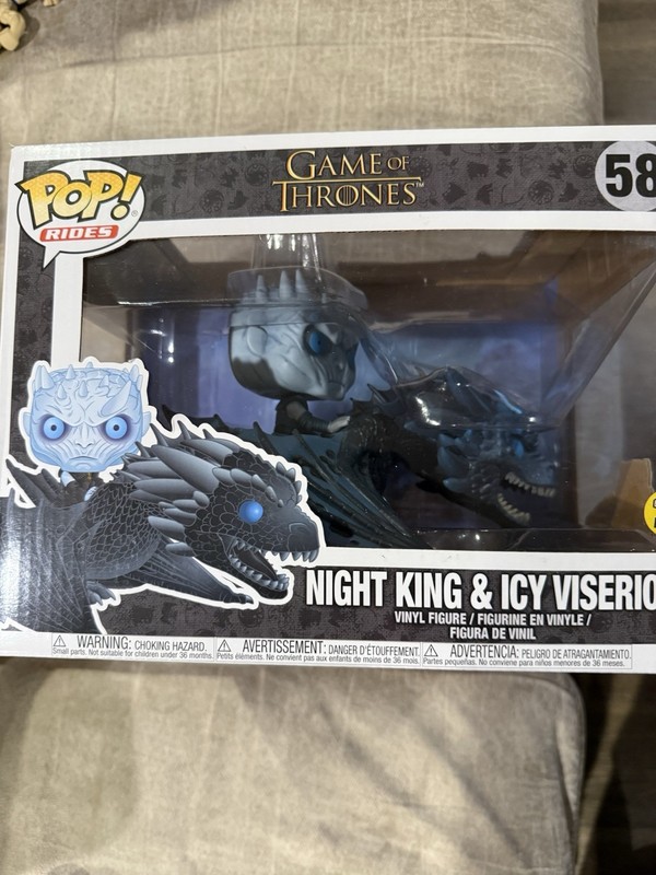 Funko Pop! Rides: Game of Thrones Night King & Icy Viserion (Glows in the Dark) 
