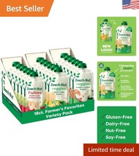18-Count Baby Food Pouches Variety Pack - Pure, Real Ingredients, Smooth Texture