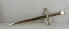 New ListingSigned Steuben Excalibur Sterling Silver & 18k Gold Letter Opener James Houston