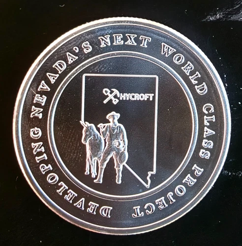 Hycroft Mint Mining AMC Entertainment Nevada Bullion Rare-0.999 Silver 1 Oz Coin