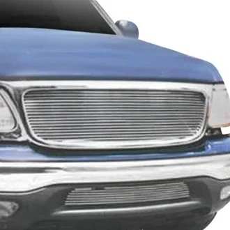 For Ford Expedition 97-02 T-Rex 1-Pc Polished Horizontal Billet Main Grille Foto 2 de 3