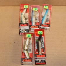 Lot of 5 Rapala Lures 3x J-11B, 1x J-11S and 1x J-11P Floating 4-3/8"