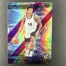 2022 Chronicles Draft Picks #PF-MBE MarJon Beauchamp Power Formulas Purple /49