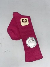 Vintage 1980s Pink Cotton Socks Belmont Heritage Corporation NWT NOS Slouch