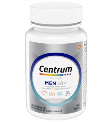 Centrum Silver Multivitamins for Men over 50, Multimineral Supplement with Vitam