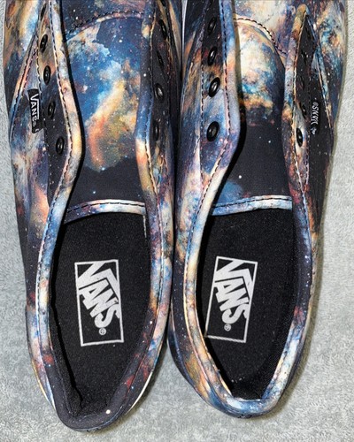 Ladies Sz 11 VANS Galaxy Nebula Space Lace Up Shoes PRISTINE - Picture 3 of 11