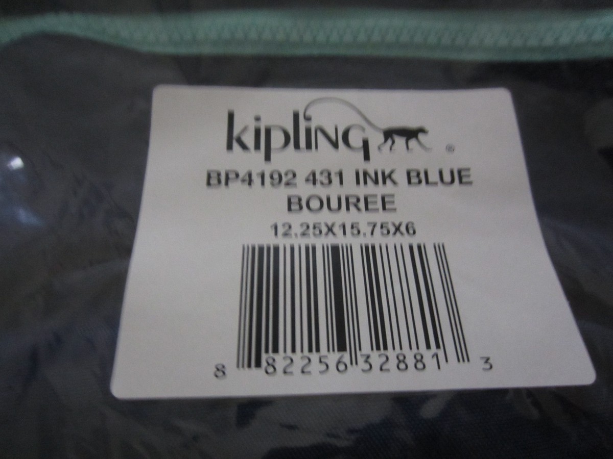 Kipling BP4192 431 Bouree Backpack Ink Blue/Light Blue 