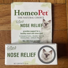 Feline Nose Relief 15 ml  by HomeoPet Solutions